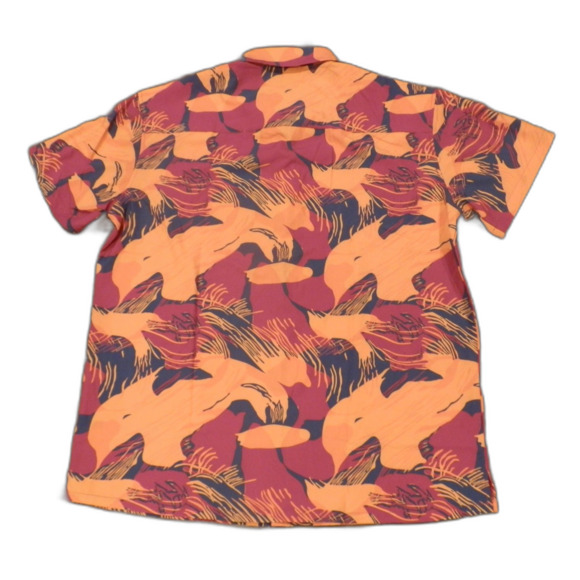 Warrior Hot Summer Brushstroke Men's Button Down Shirt Size XL - Picture 2 of 2